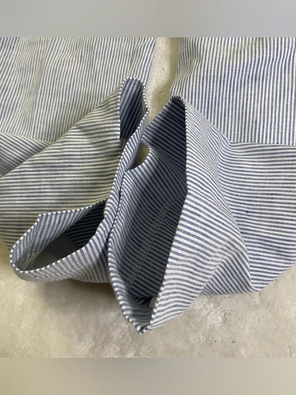 Banana Republic Avery Style Striped Business Slacks size 4 Petite